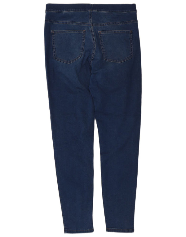 Marks & Spencer Damskie jeansy Jegging UK 12 Medium W30 L27 Granatowa bawełna