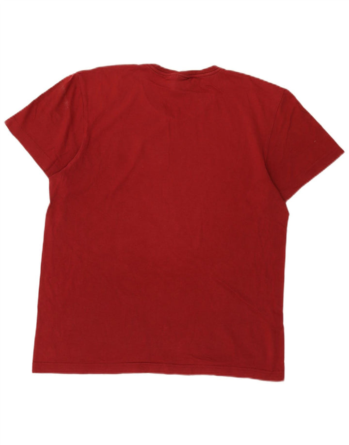Męska koszulka graficzna Adidas Top Medium Burgund