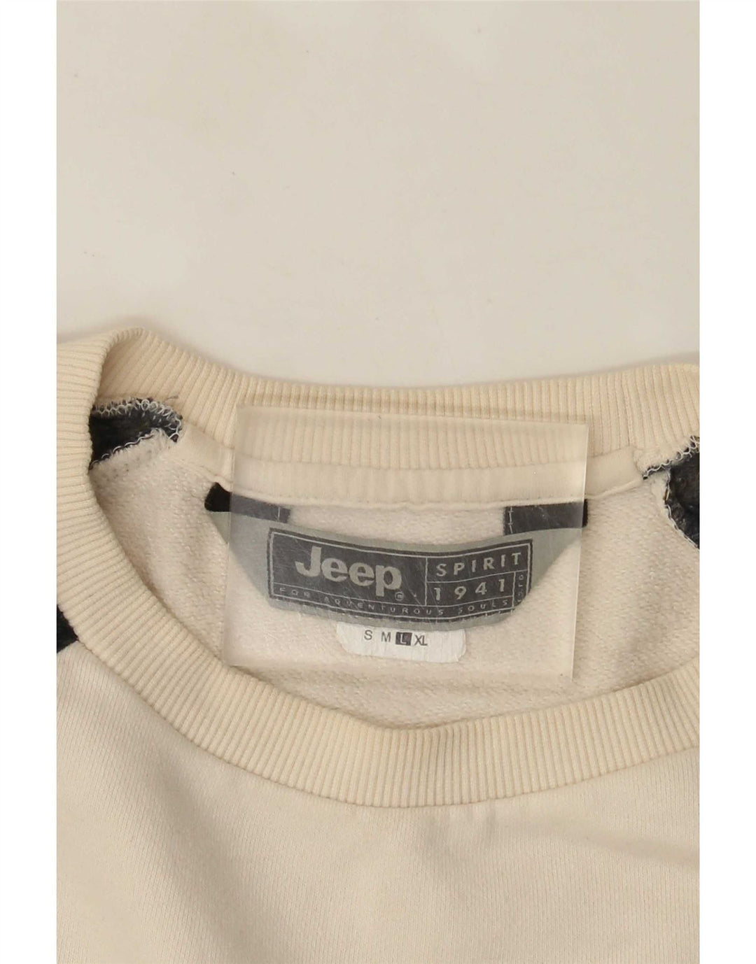 Bluza męska Jeep, duża, biała, Fair Isle