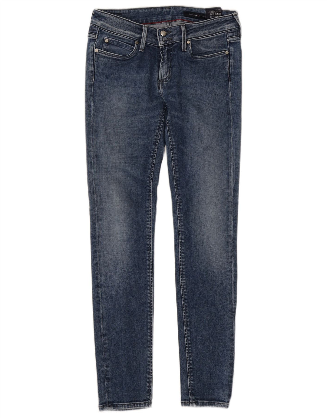 Damskie jeansy slim Tommy Hilfiger W26 L29 Niebieskie bawełniane