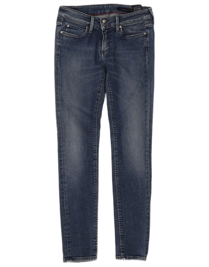 Damskie jeansy slim Tommy Hilfiger W26 L29 Niebieskie bawełniane