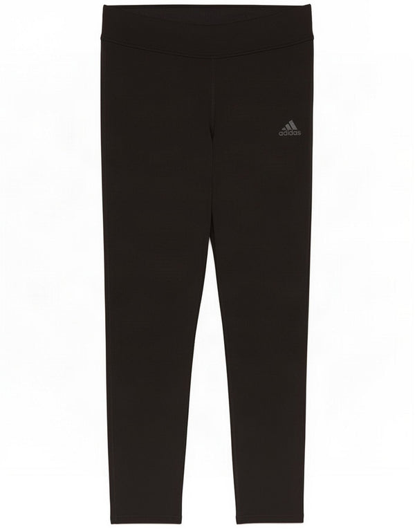 Damskie legginsy Capri do biegania Adidas UK 12 Medium Black Sports