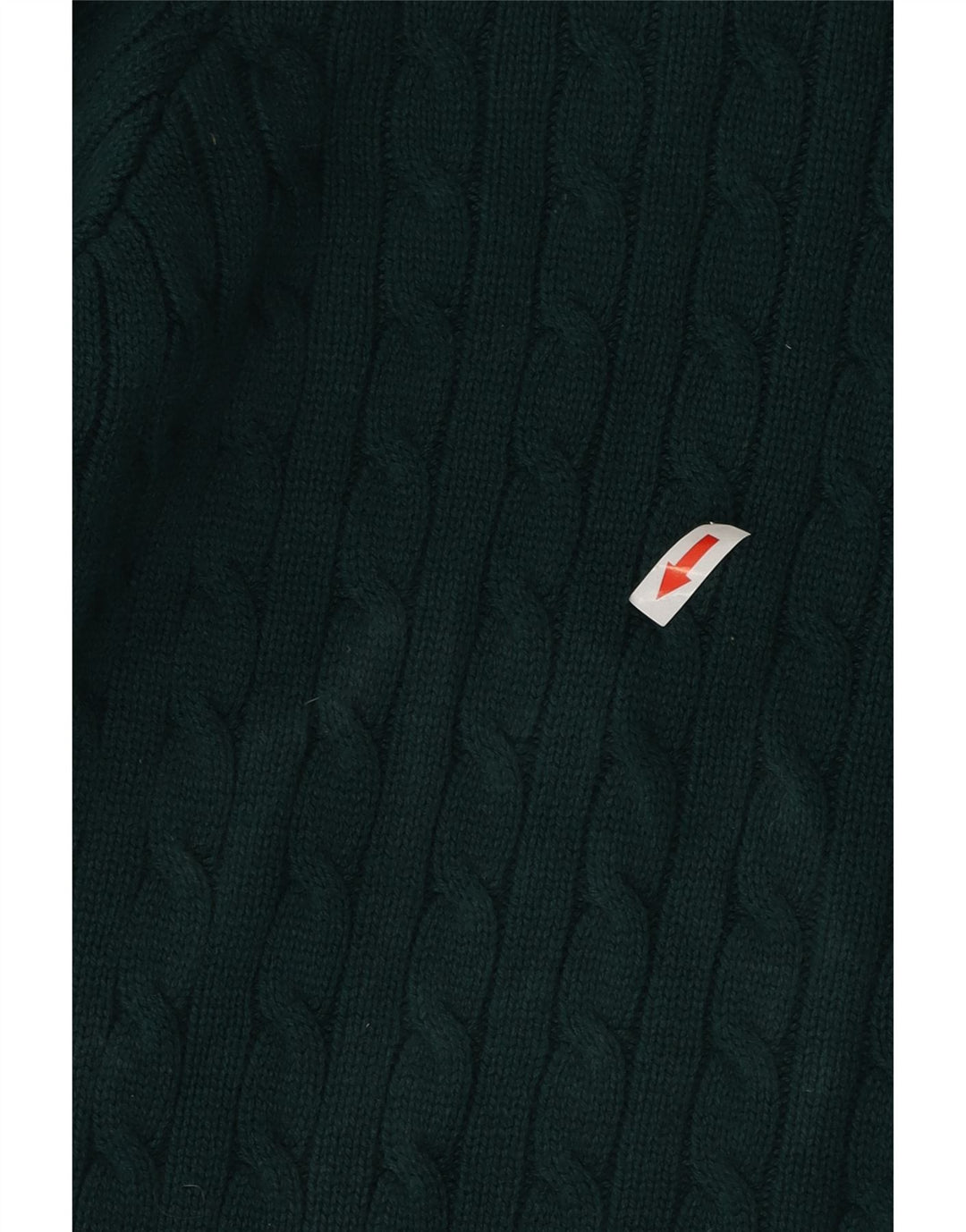 Męski sweter Superdry z dekoltem w kształcie litery V, XL, zielony, akrylowy