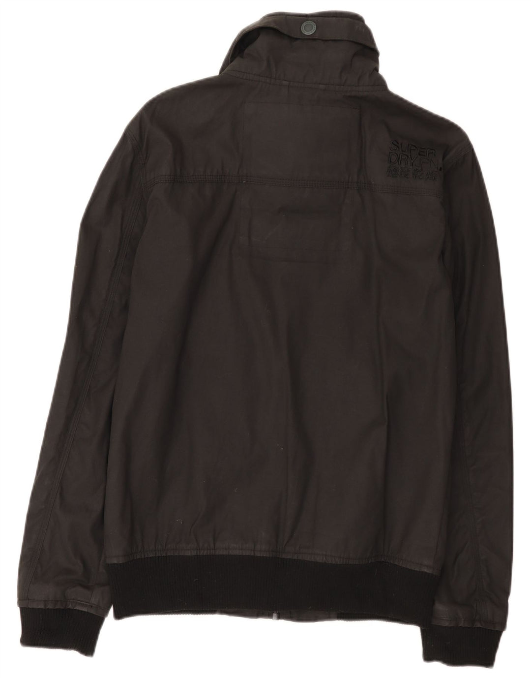 Męska kurtka bomber Superdry UK 38, średnia czarna, bawełniana