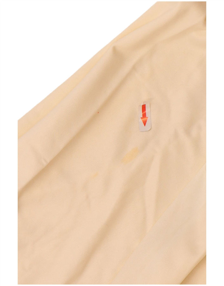 Męska kurtka dresowa Vertice z grafiką XL w kolorze złamanej bieli, geometryczny poliester