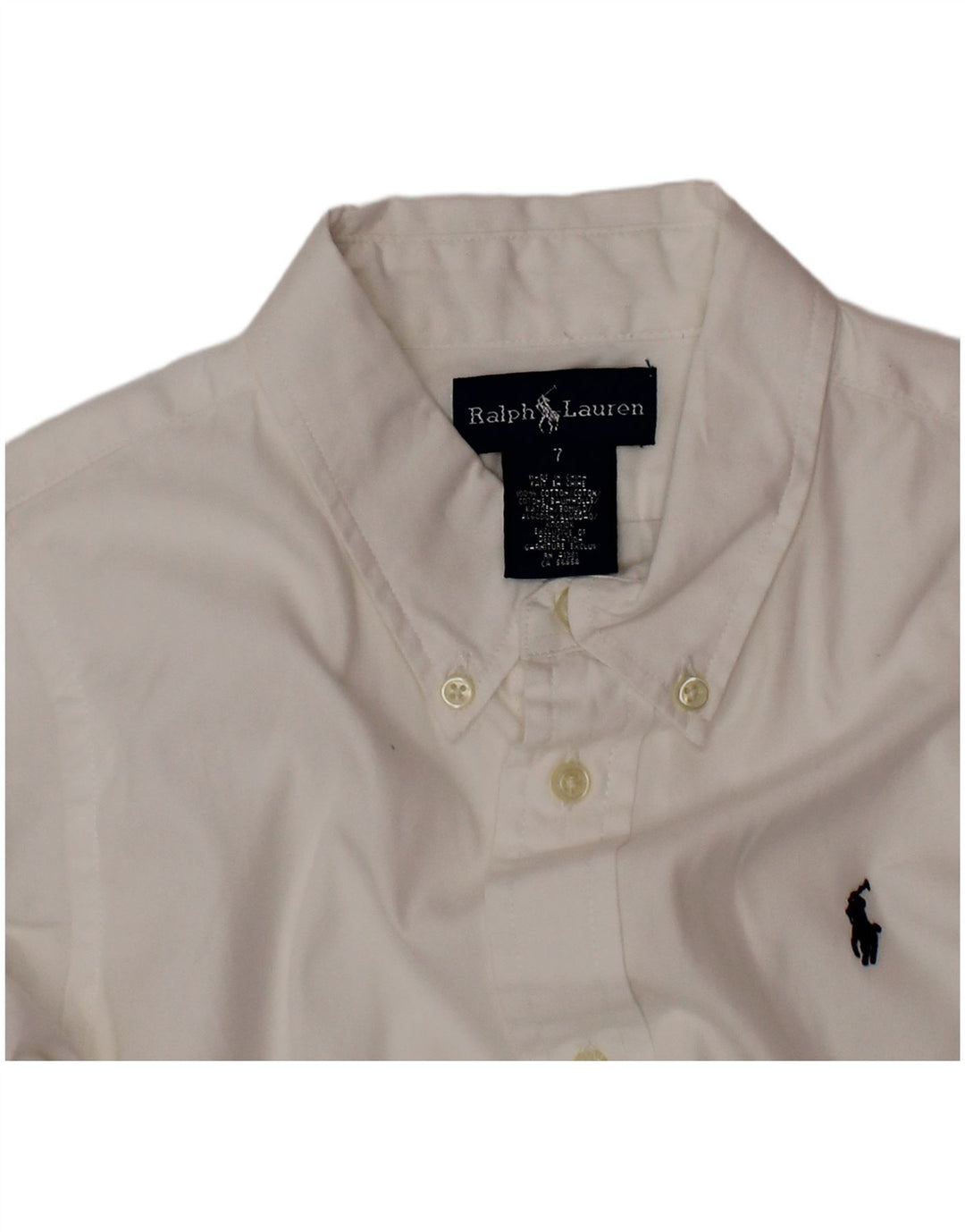 Koszula chłopięca Ralph Lauren 6-7 lat, biała, bawełniana
