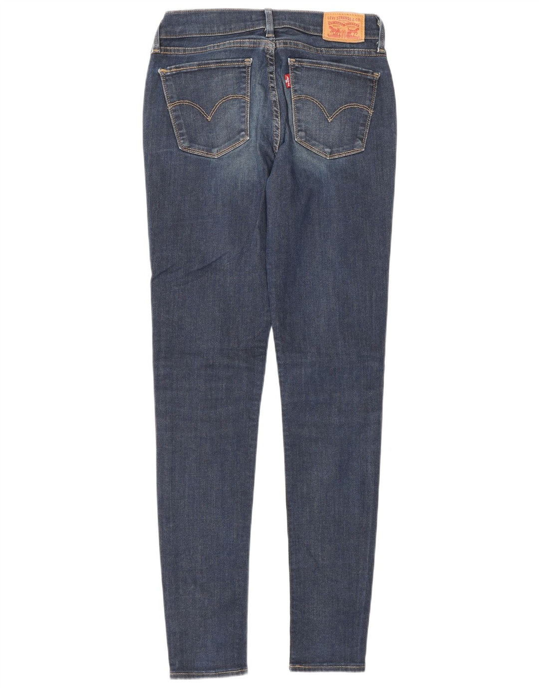 Damskie jeansy LEVI'S 710 Super Skinny W28 L30 Granatowa bawełna