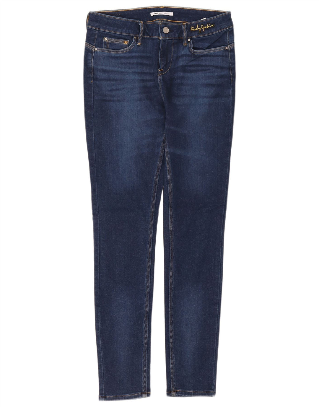 Damskie jeansy Skinny LEE W28 L29 Niebieskie bawełniane