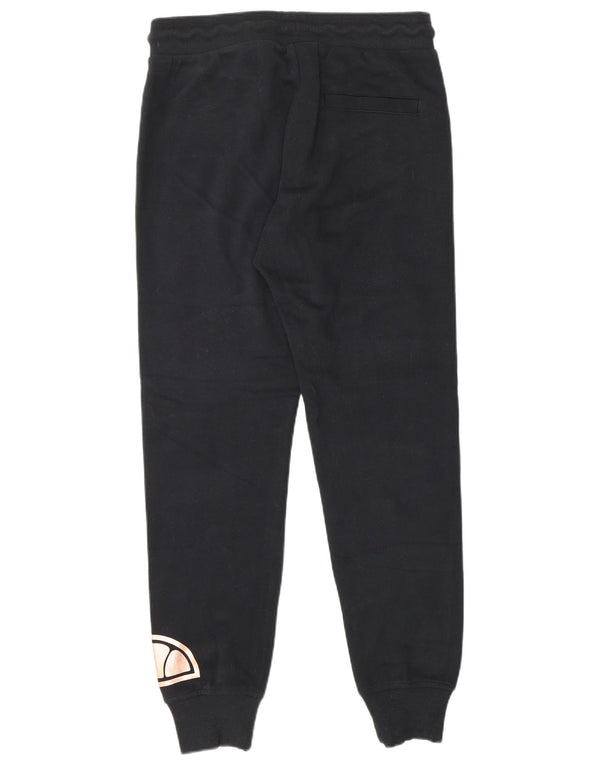 Damskie spodnie dresowe Ellesse Graphic Joggers UK 10 Small Black Cotton