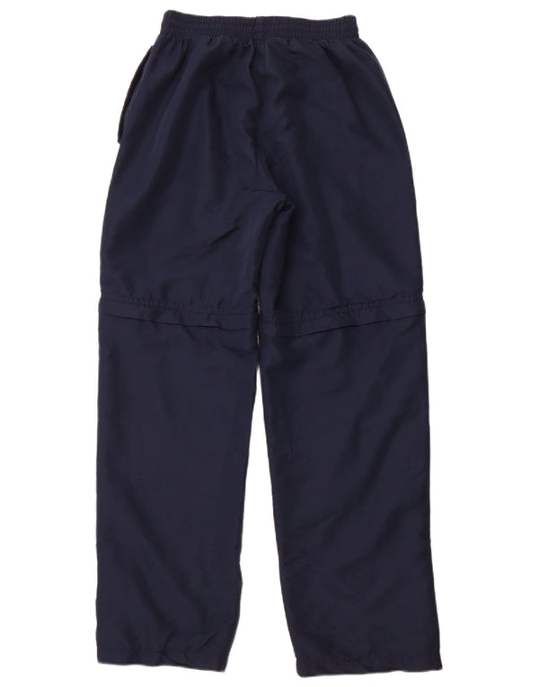 Damskie spodnie dresowe ASICS UK 14, duże, granatowe, poliestrowe