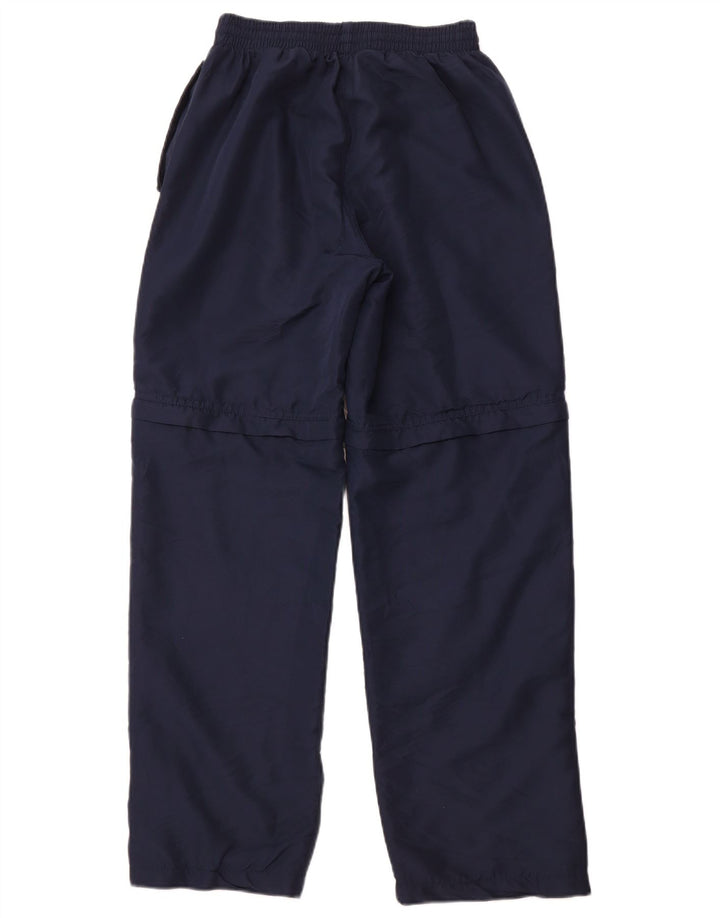 Damskie spodnie dresowe ASICS UK 14, duże, granatowe, poliestrowe