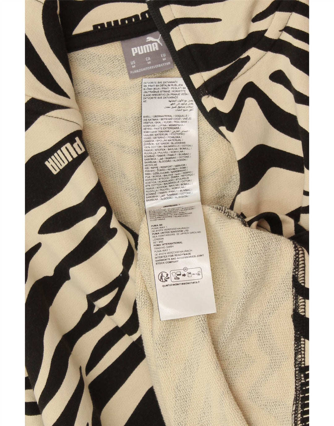 Damski sweter oversize PUMA UK 14 Medium Off White