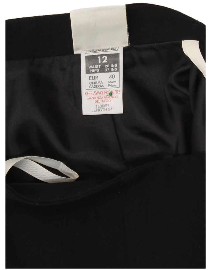 Damska spódnica midi St. Bernard UK 12 Medium W26 Czarny poliester