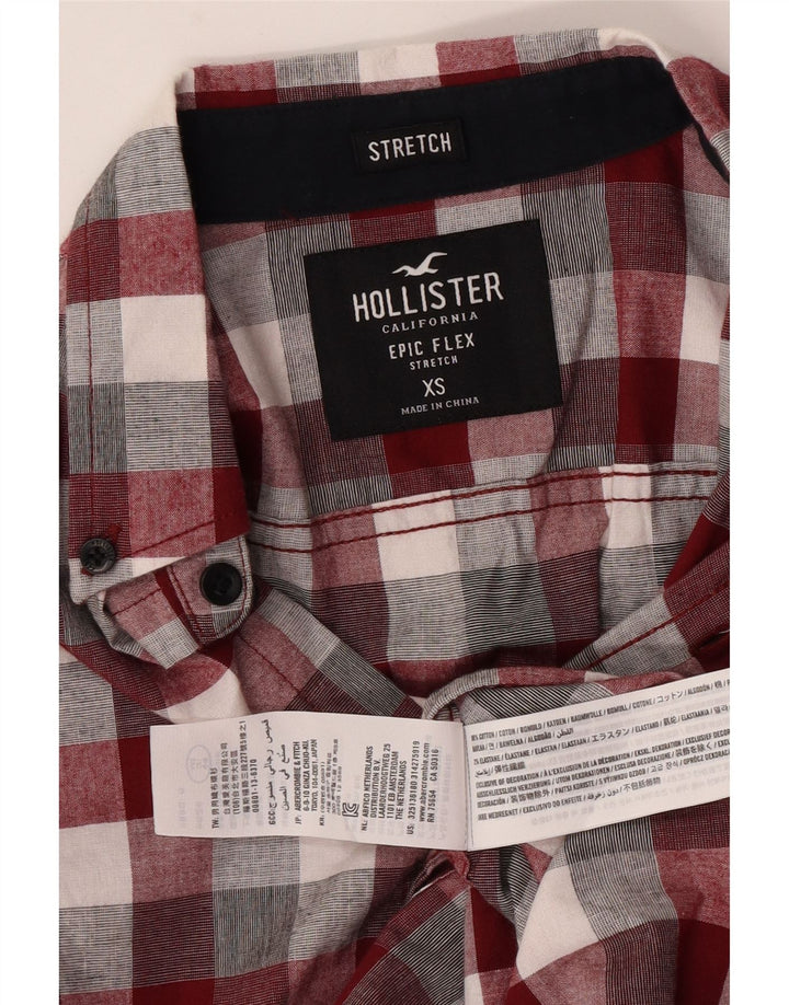 Koszula męska Hollister XS w wielobarwną bawełnianą kratę