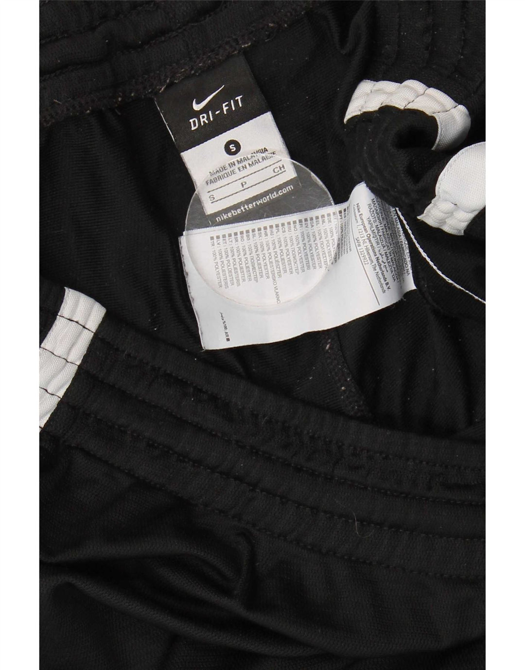 Męskie spodenki sportowe Nike Dri Fit, mały czarny, poliestrowy blok kolorów