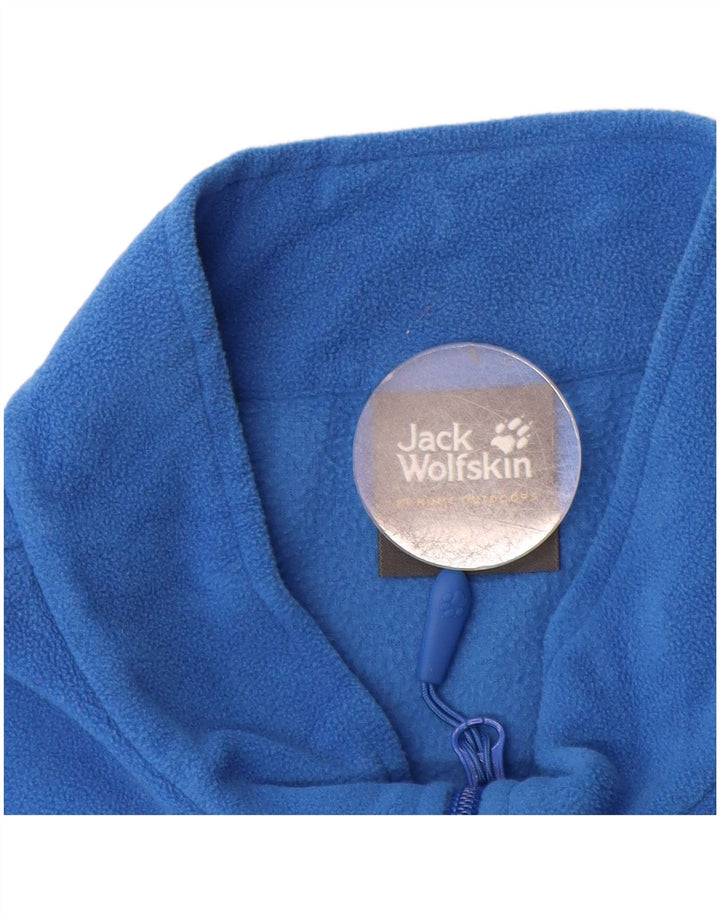 Męski sweter polarowy Jack Wolfskin z zamkiem błyskawicznym UK 50 3XL Niebieski poliester