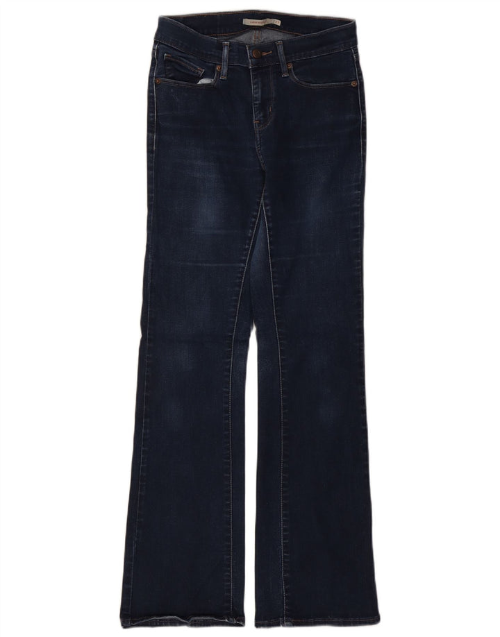 Damskie jeansy Levi's Curvy Bootcut W27 L32 Granatowa bawełna