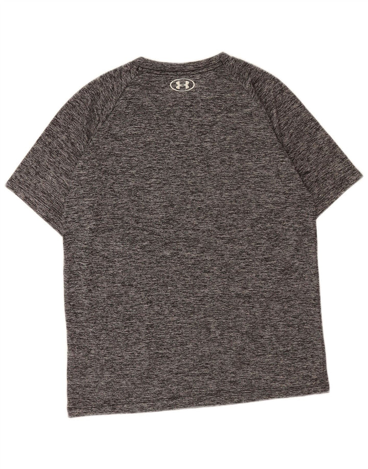 Męski t-shirt Under Armour, mały, szary, nakrapiany poliester
