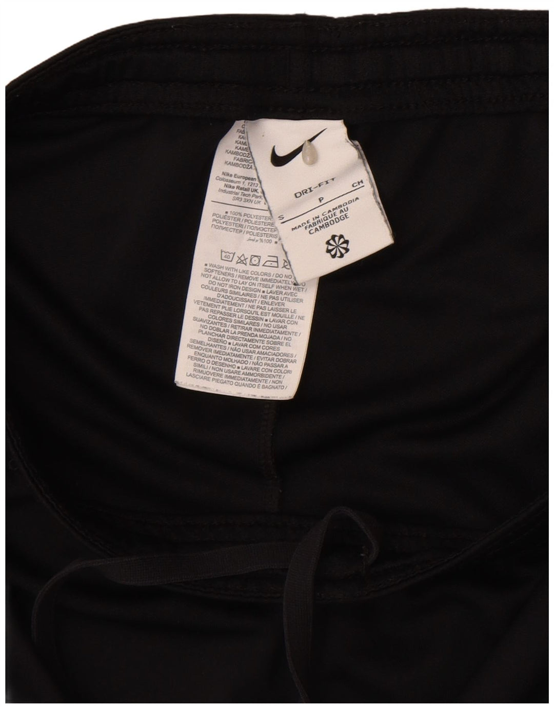 Męskie spodenki sportowe Nike o regularnym kroju, mały czarny poliester z blokami kolorów