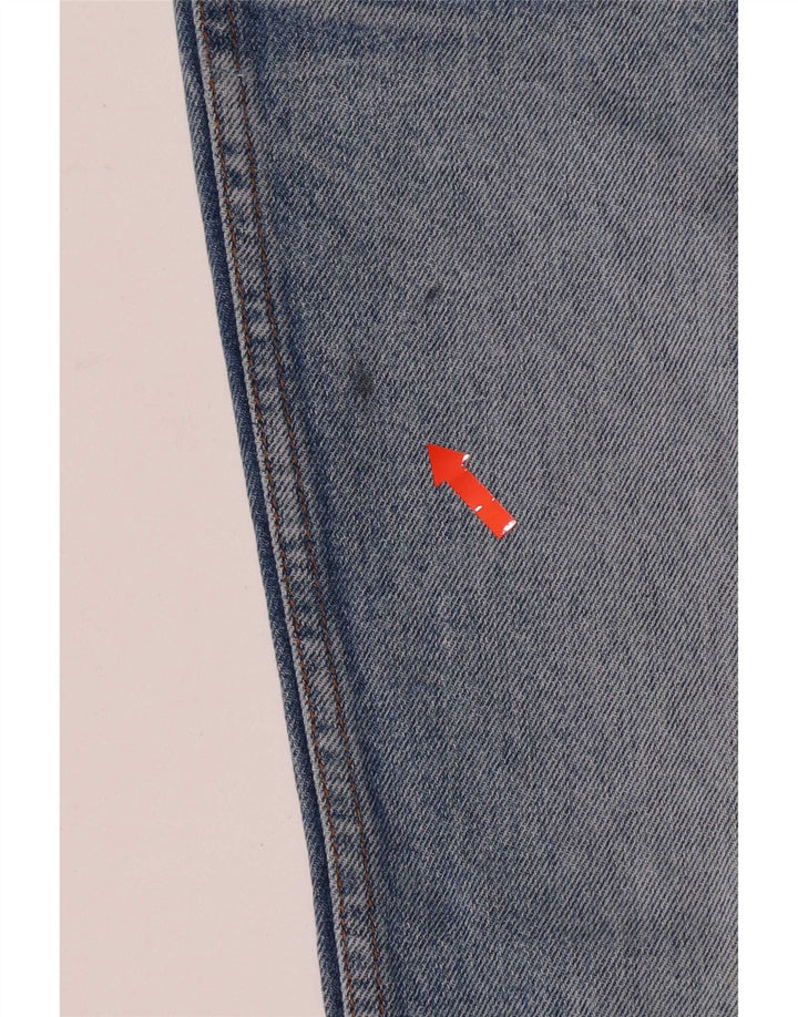 Męskie proste dżinsy Wrangler W30 L28 Niebieskie, bawełniane, klasyczne