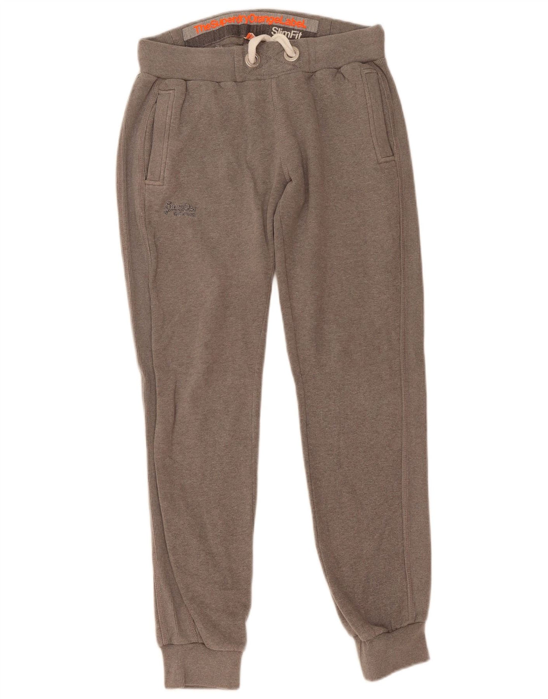 Damskie spodnie dresowe Superdry Joggers UK 14 Średnioszary, nakrapiany