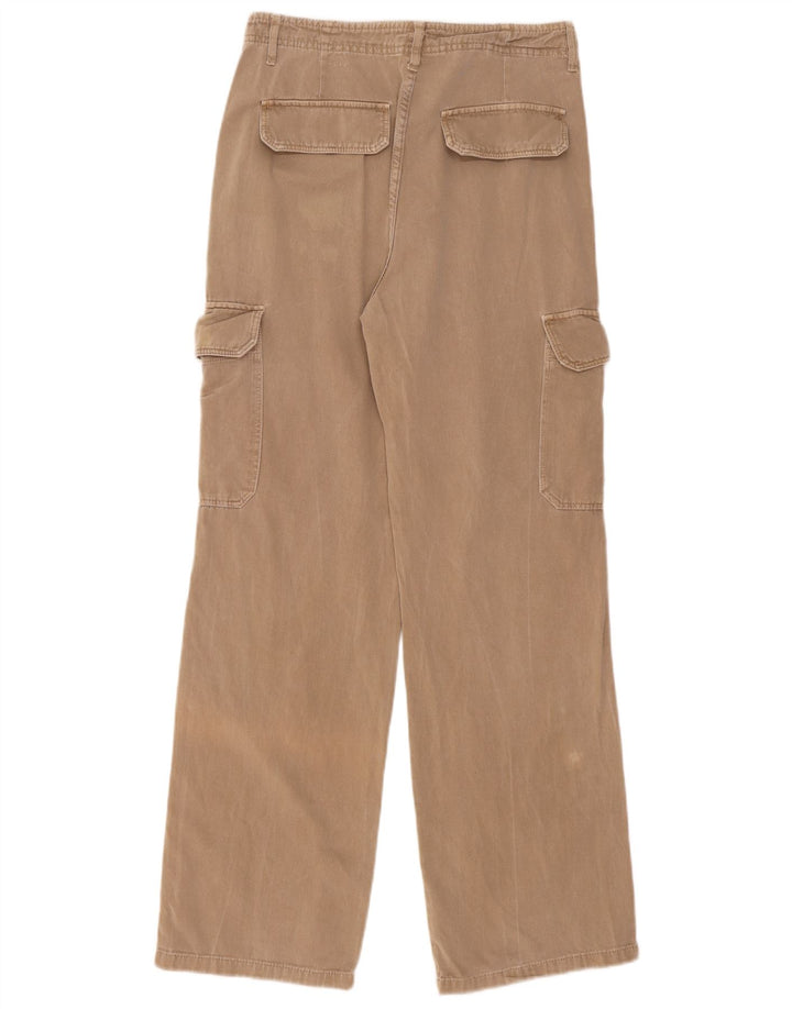 Spodnie damskie Zara Straight Cargo EU 40 Medium W30 L31 Beżowe