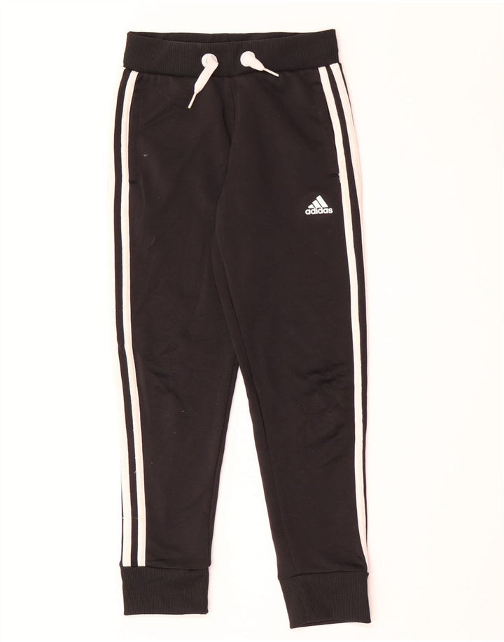 Adidas Chłopięce Spodnie Dresowe Joggery 7-8 Lat Czarny Poliester