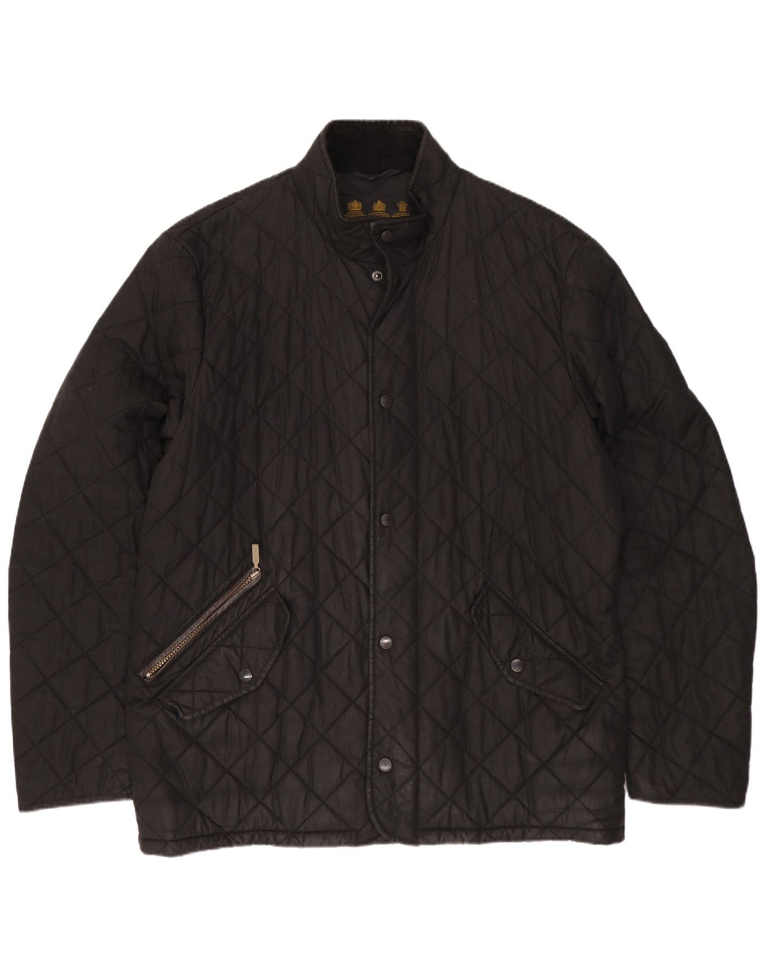 Męska pikowana kurtka Barbour UK 40 duża czarna