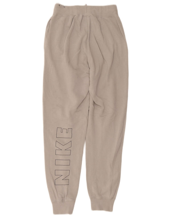 Damskie spodnie dresowe Nike Graphic Joggers UK 6 XS Szara bawełna