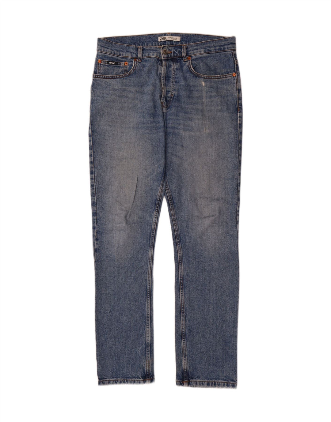 ZARA Mens Slim Jeans EU 42 Large W32 L31 Blue Cotton Vintage Zara and Second-Hand Zara from Messina Hembry 