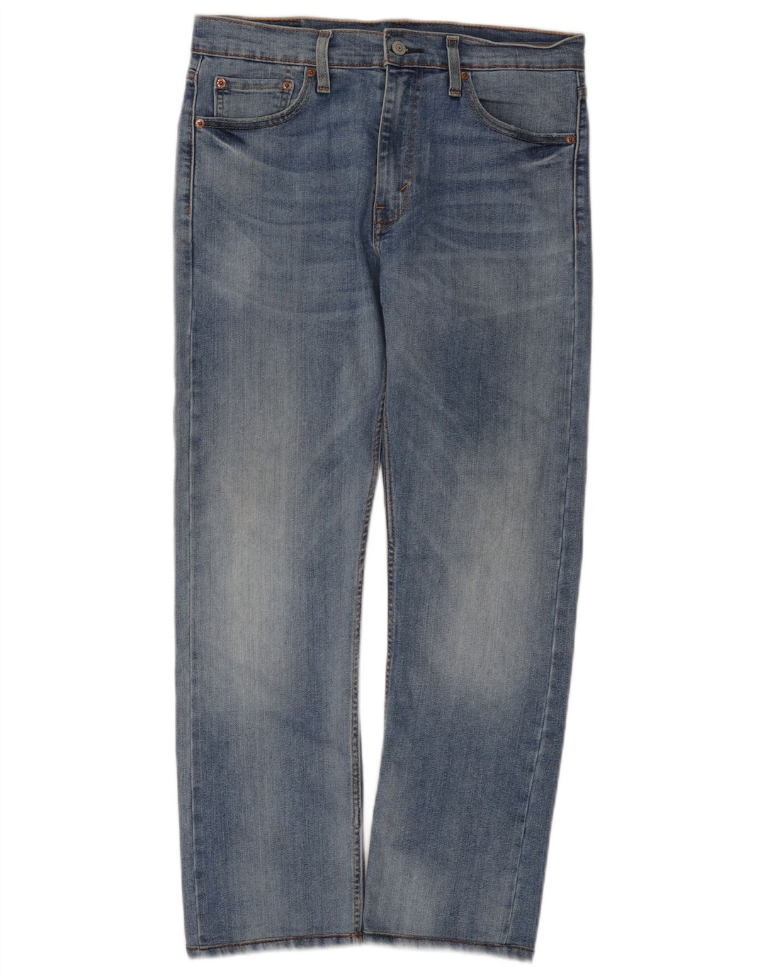 Męskie jeansy Levi's 513 Straight W32 L28 Niebieskie bawełniane