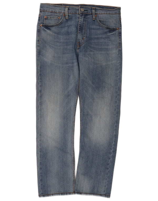 Męskie jeansy Levi's 513 Straight W32 L28 Niebieskie bawełniane