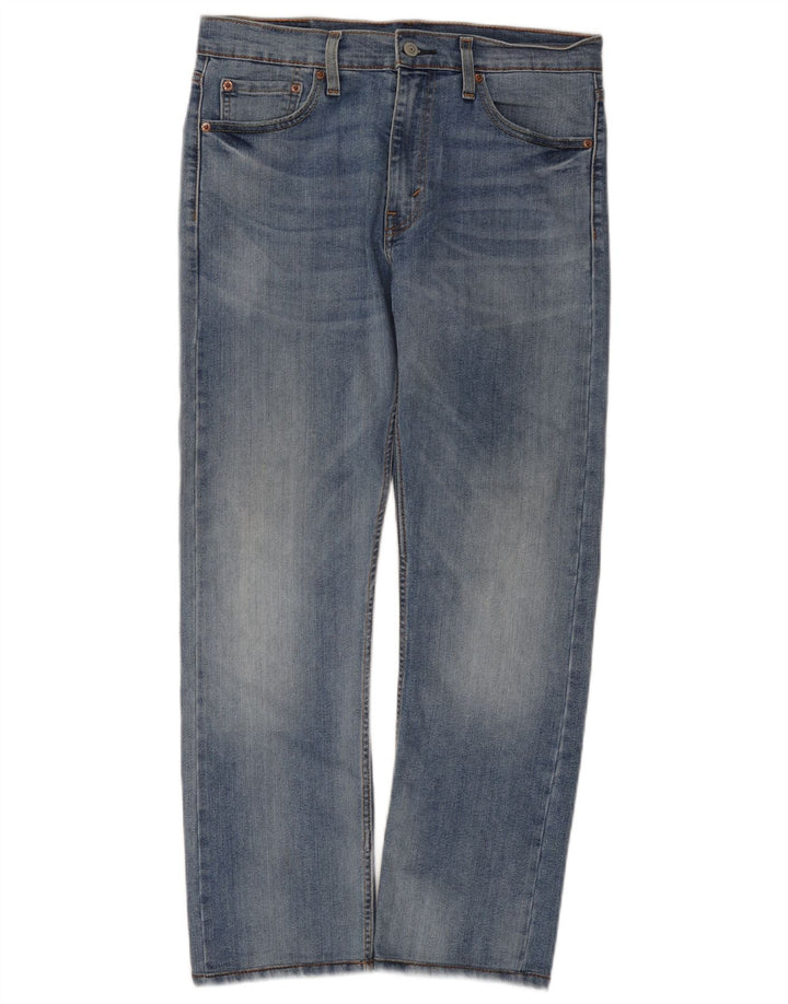 Męskie jeansy Levi's 513 Straight W32 L28 Niebieskie bawełniane