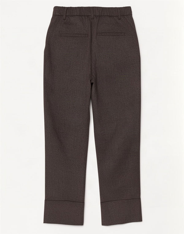 Damskie spodnie codzienne z wysokim stanem Zara EU 36 XS W26 L27 Szary poliester