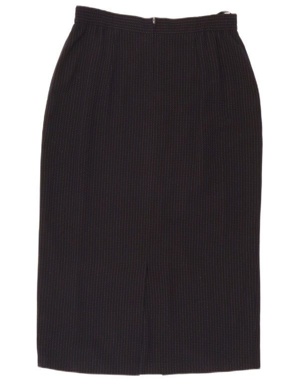 Damska spódnica ołówkowa z wysokim stanem SAMOON UK 18 XL W34 Granatowa w prążki