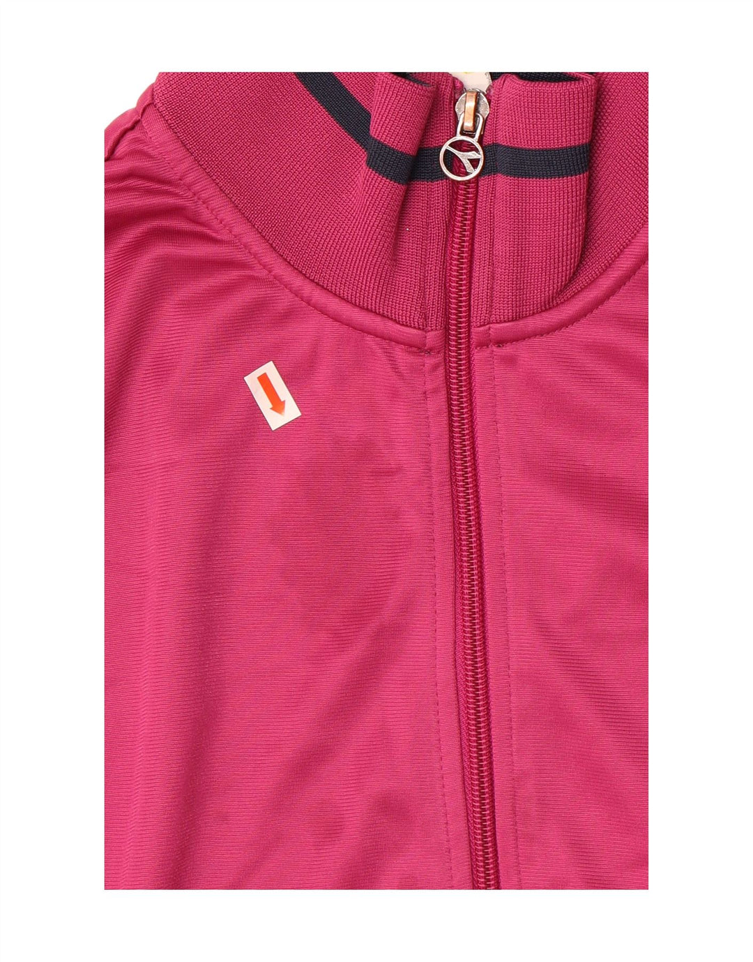 DIADORA Womens Tracksuit Top Jacket UK 20 2XL Pink Polyester