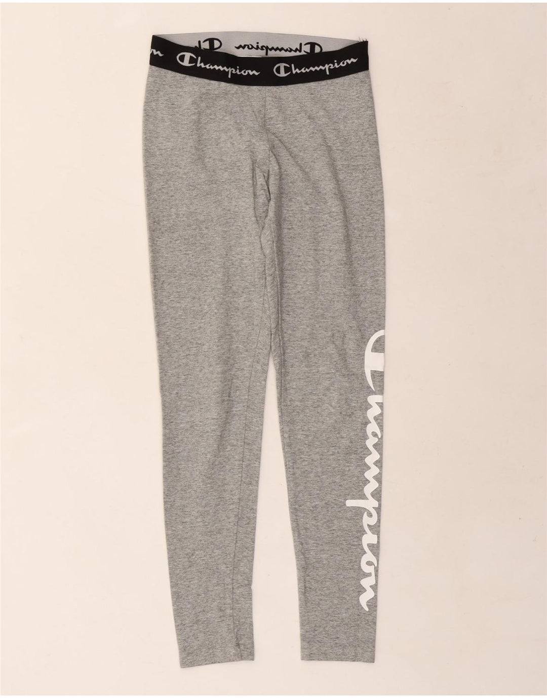 Damskie legginsy Champion Graphic UK 4 XS Szare nakrapiane