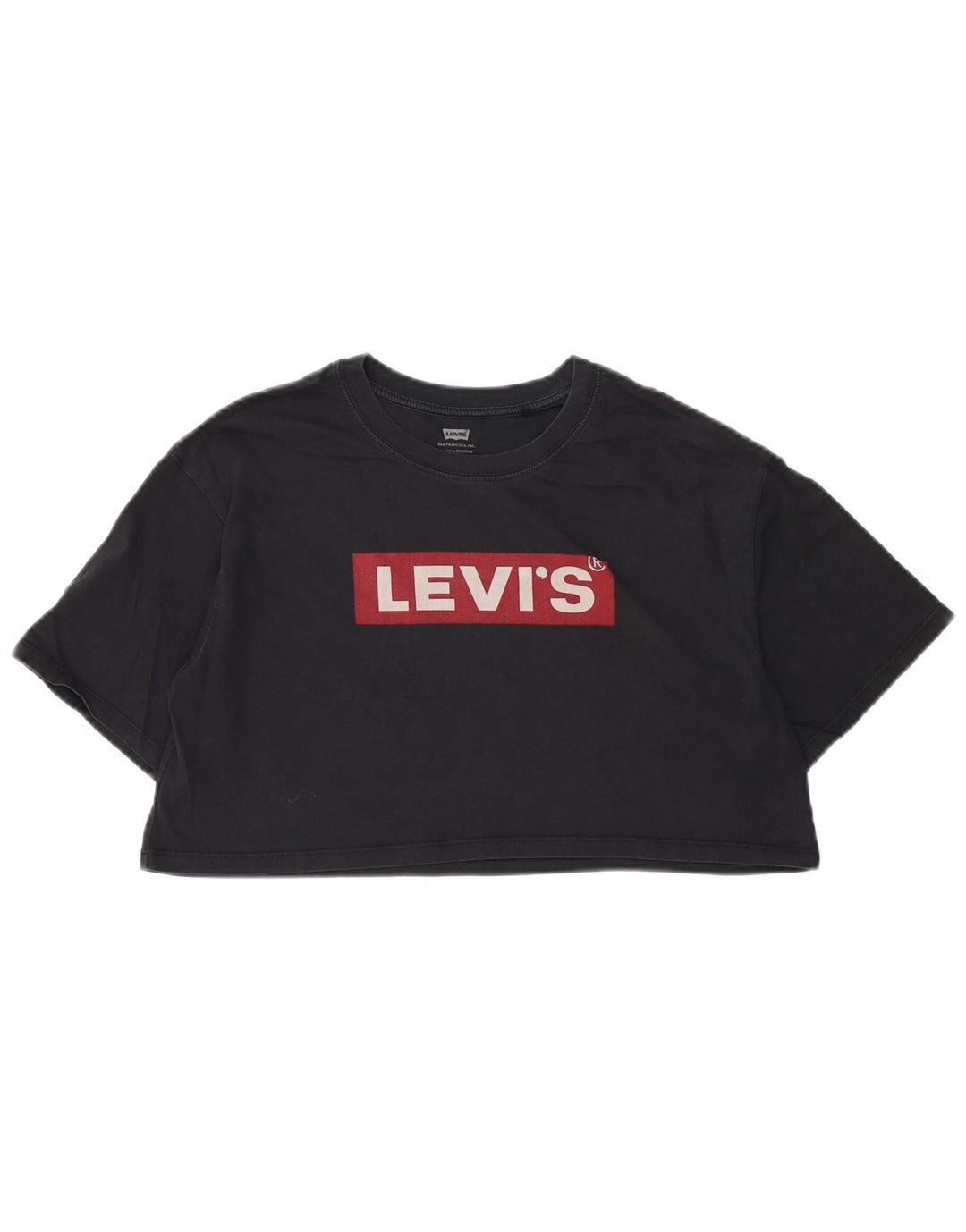 Damska koszulka oversize z grafiką LEVI'S Top UK 2 2XS czarna
