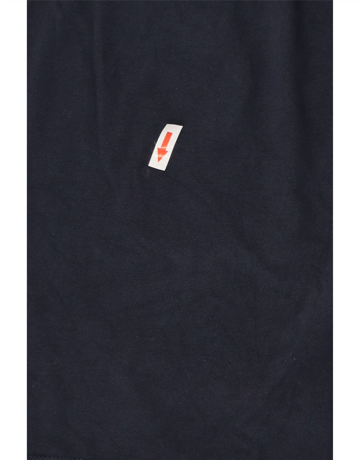 Męski T-shirt z grafiką Jack & Jones o regularnym kroju, średni, granatowy, bawełniany