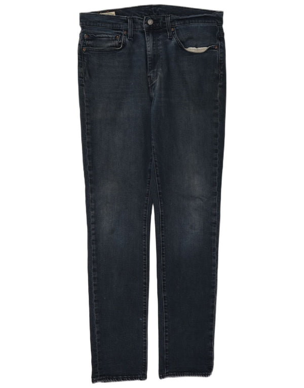 Męskie jeansy Levi's Slim W34 L34 Granatowa bawełna