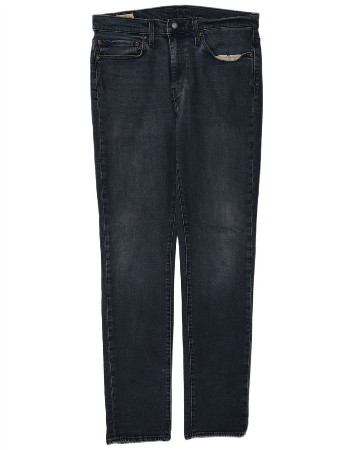 Męskie jeansy Levi's Slim W34 L34 Granatowa bawełna