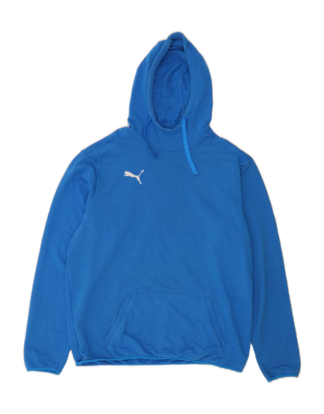 PUMA Mens Hoodie Jumper Large Blue Vintage Puma and Second-Hand Puma from Messina Hembry 