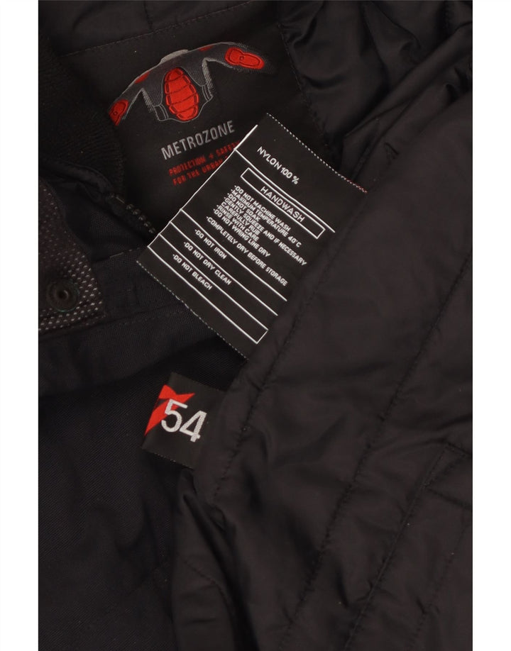 Męska kurtka użytkowa IT 54 2XL w stylu vintage, czarny nylon