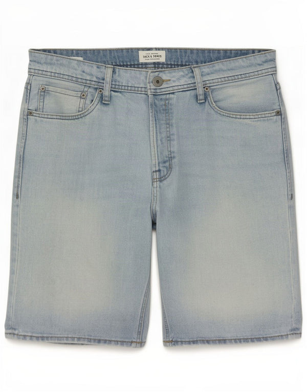 Męskie spodenki jeansowe Jack & Jones o regularnym kroju, duże, W36, niebieska bawełna