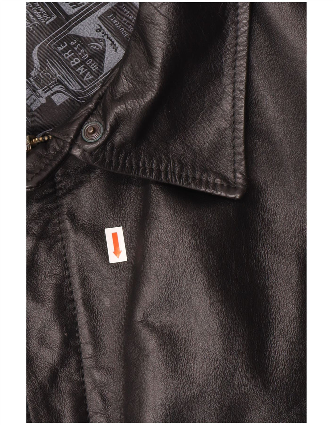 Vintage męska skórzana kurtka wojskowa bomber UK 42 XL czarna