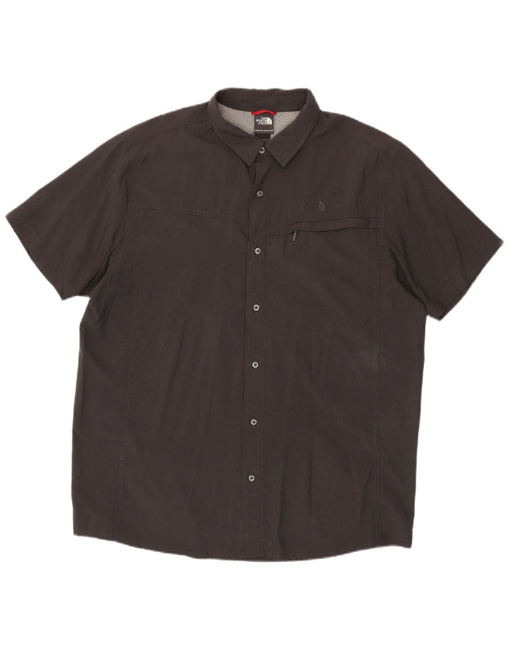 Męska koszulka z krótkim rękawem The North Face 2XL, szary nylon
