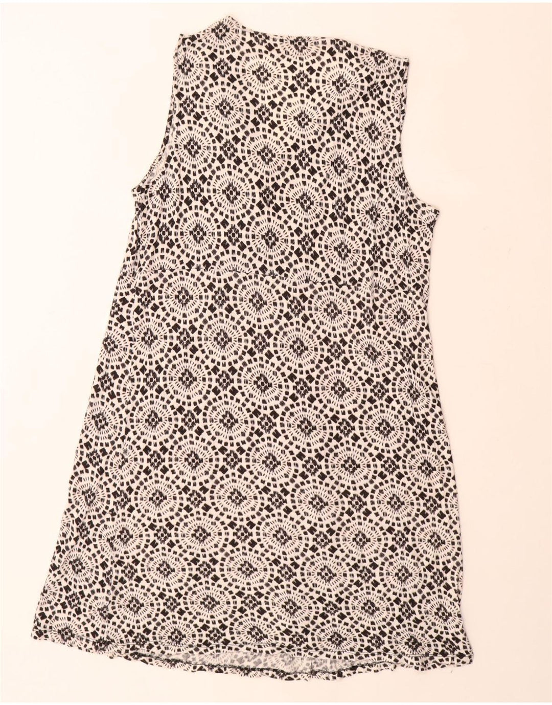 MICHAEL KORS Damska sukienka o linii A bez rękawów UK 18 XL Czarny kwiatowy sztuczny jedwab