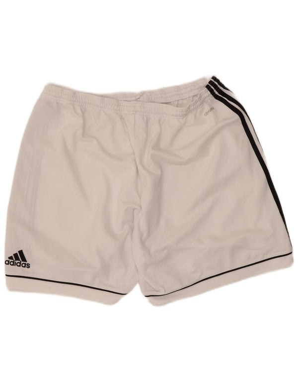 Męskie spodenki sportowe Adidas Climalite XL, biały poliester