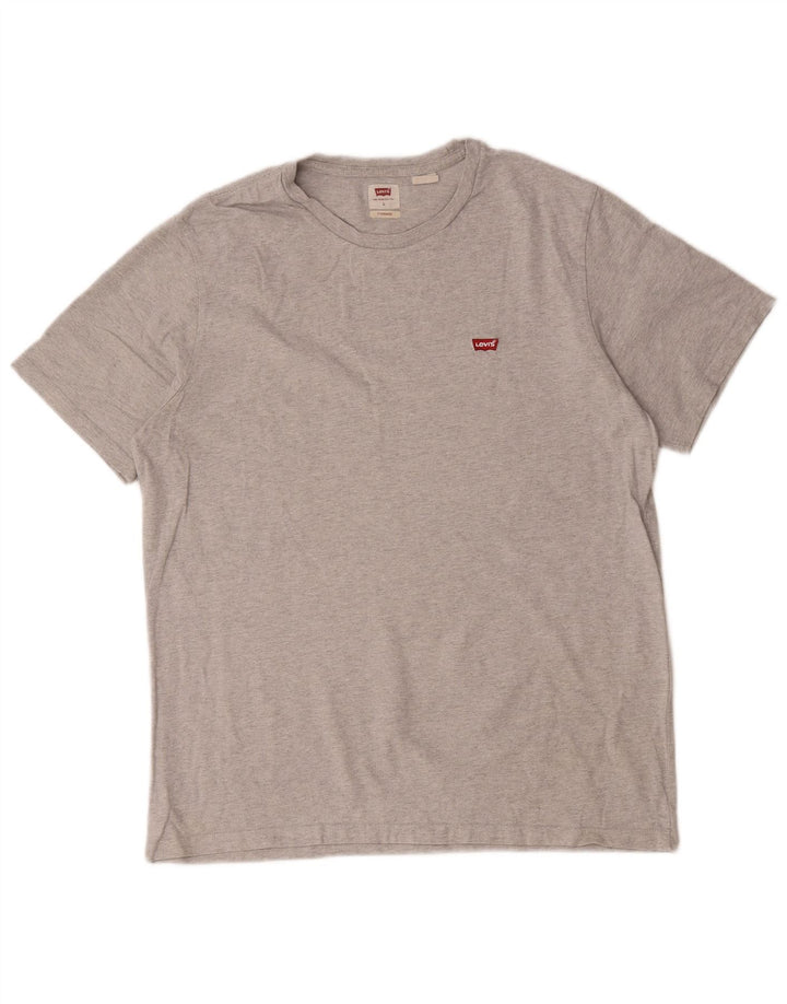 Męski standardowy t-shirt Levi's, duży, szary, bawełniany