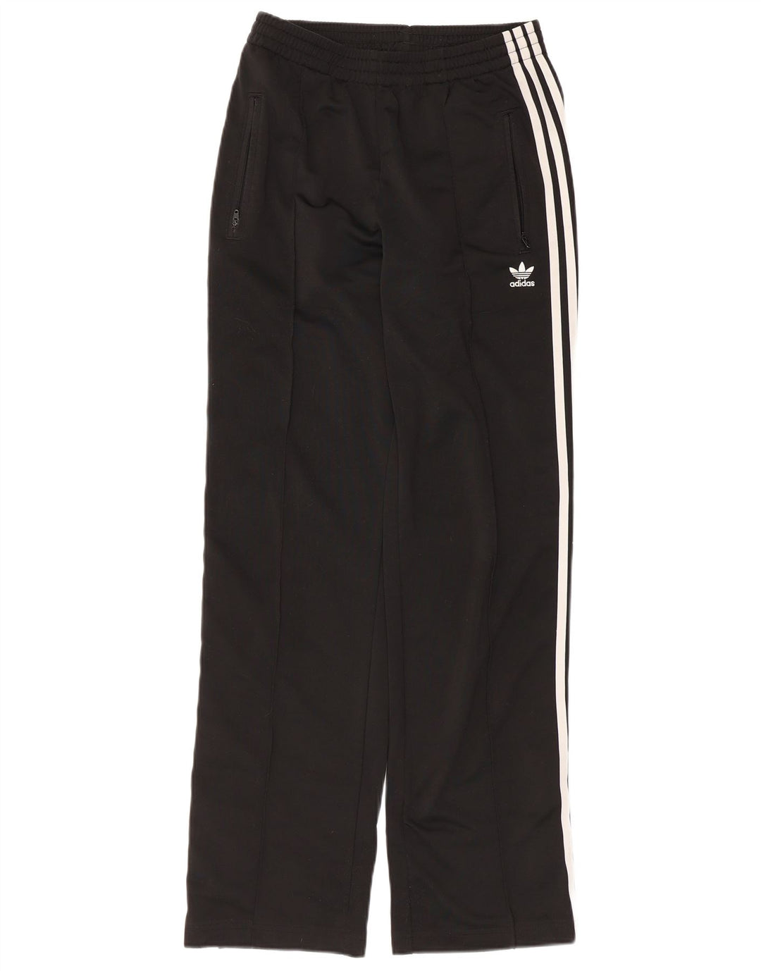 Damskie spodnie dresowe Adidas UK 10, małe, czarne, poliestrowe